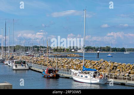 Marina, Schilksee, Kiel, Schleswig-Holstein, Allemagne Banque D'Images