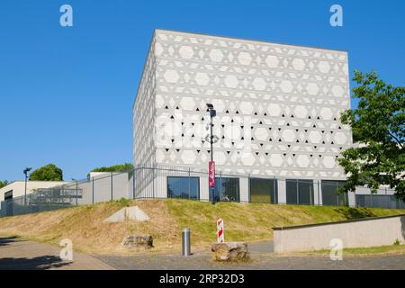 Nouvelle synagogue, Maison de culte de la communauté juive, Bochum, région de la Ruhr, Rhénanie du Nord-Westphalie, Allemagne Banque D'Images