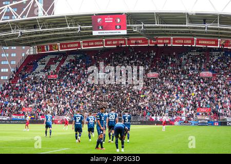 Utrecht, pays-Bas. 03 septembre 2023. Utrecht - le score final lors du match d'Eredivisie entre le FC Utrecht et Feyenoord au Stadion Galgenwaard le 3 septembre 2023 à Utrecht, aux pays-Bas. Crédit : photos boîte à boîte/Alamy Live News Banque D'Images