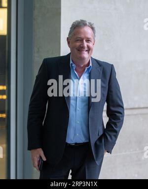 Londres, Royaume-Uni. Septembre 03 2023. L'animateur de télévision britannique et journaliste Piers Morgan est vu en dehors de la BBC avant d'apparaître dans l'émission dimanche avec Laura Kuenssberg,.crédit : Tayfun Salci / Alamy Live News Banque D'Images