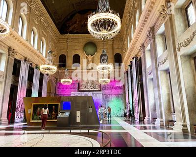 Amsterdam, pays-Bas. 29 août 2023. Les salles du Palais Royal à Amsterdam. Photo de haute qualité Banque D'Images