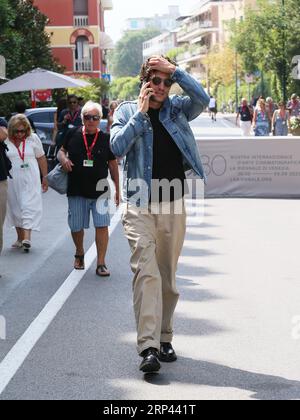 Venise, Italie. 03 septembre 2023. Venise, 80e Festival du film de Venise 2023. Jour 5 - les gens de Venise - sur la photo : Louis Garrel crédit : Agence photo indépendante/Alamy Live News Banque D'Images