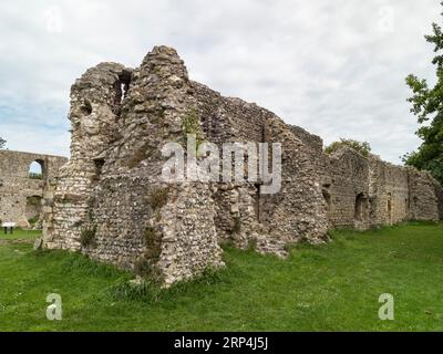 Le bloc des toilettes des moines du 12e siècle, le Prieuré de Lewes (le Prieuré de St Pancras), le premier prieuré cluniaque en Grande-Bretagne, Lewes, Royaume-Uni. Banque D'Images