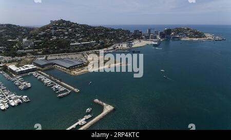 (181111) -- PORT MORESBY, 11 novembre 2018 -- la photo prise le 10 novembre 2018 montre la vue aérienne de Port Moresby, Papouasie-Nouvelle-Guinée. Les réunions de la coopération économique Asie-Pacifique (APEC) se tiendront du 12 au 18 novembre à Port Moresby, en Papouasie-Nouvelle-Guinée. )(dh) PAPOUASIE-NOUVELLE-GUINÉE-PORT MORESBY-APEC-VUE AÉRIENNE BaixXuefei PUBLICATIONxNOTxINxCHN Banque D'Images