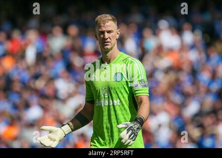 Glasgow, Royaume-Uni. 03 septembre 2023. Lors du premier match de la saison 2023/24, les Rangers jouent au Celtic au Ibrox Stadium, Glasgow, Écosse, Royaume-Uni. Celtic, avant le match ne sont que 1 point d'avance sur les Rangers et le résultat sera important pour les deux équipes. Crédit : Findlay/Alamy Live News Banque D'Images