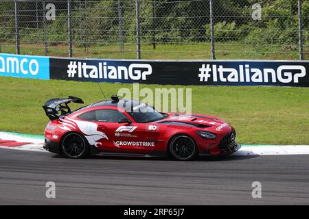 Voiture de sécurité pendant la course du dimanche 3 septembre 2023 FORMULE 1 PIRELLI GRAN PREMIO d’ITALIA 2023 - du 1 au 3 septembre Monza, MB, ITALIE Banque D'Images