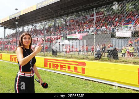 Federica Masolin (ITA) - présentatrice DE SKY TV Italia lors de la course du dimanche 3 septembre 2023 FORMULE 1 PIRELLI GRAN PREMIO d’ITALIA 2023 - 1 septembre à se Banque D'Images