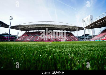 Utrecht, pays-Bas. 03 septembre 2023. Utrecht - Stade Galgenwaard lors du match d'Eredivisie entre FC Utrecht et Feyenoord au Stadion Galgenwaard le 3 septembre 2023 à Utrecht, aux pays-Bas. Crédit : photos boîte à boîte/Alamy Live News Banque D'Images