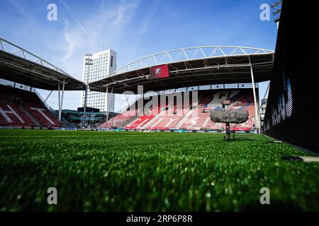 Utrecht, pays-Bas. 03 septembre 2023. Utrecht - Stade Galgenwaard lors du match d'Eredivisie entre FC Utrecht et Feyenoord au Stadion Galgenwaard le 3 septembre 2023 à Utrecht, aux pays-Bas. Crédit : photos boîte à boîte/Alamy Live News Banque D'Images