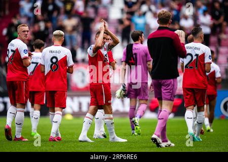 Utrecht, pays-Bas. 03 septembre 2023. Utrecht - Jens Toornstra du FC Utrecht lors du match d'Eredivisie entre FC Utrecht et Feyenoord au Stadion Galgenwaard le 3 septembre 2023 à Utrecht, aux pays-Bas. Crédit : photos boîte à boîte/Alamy Live News Banque D'Images