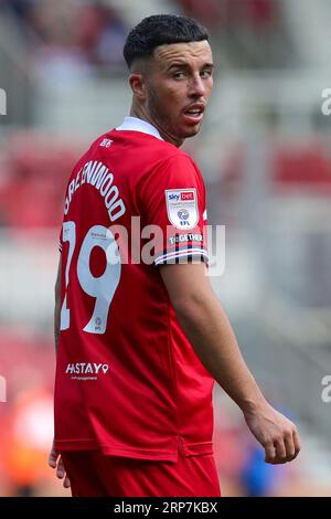 Middlesbrough, Royaume-Uni. 02 septembre 2023. Sam Greenwood #29 de Middlesbrough lors du Sky Bet Championship Match Middlesbrough vs Queens Park Rangers au Riverside Stadium, Middlesbrough, Royaume-Uni, le 2 septembre 2023 (photo de James Heaton/News Images) à Middlesbrough, Royaume-Uni le 9/2/2023. (Photo de James Heaton/News Images/Sipa USA) crédit : SIPA USA/Alamy Live News Banque D'Images