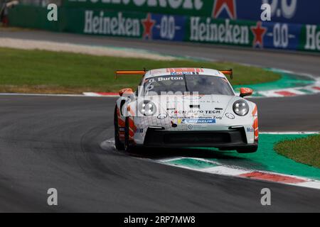 #6 Gustav Burton (Royaume-Uni, Fach Auto Tech), Porsche Mobil 1 Supercup à Autodromo Nazionale Monza le 2 septembre 2023 à Monza, Italie. (Photo de HIGH TWO) Banque D'Images