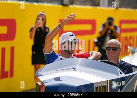 Monza, Italie. 3 septembre 2023. Pierre Gasly, de France, au volant de la (10) BWT Alpine F1 Team A523 Renault, lors de la Formule 1 Pirelli Gp d'Italia. Crédit : Alessio Morgese/Alessio Morgese / Emage / Alamy Live News Banque D'Images