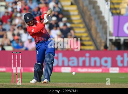 Birmingham 3 septembre : Jonny Bairstow d'Angleterre chauves-souris pendant la troisième vitalité T20 International England Men v New Zealand Men à Edgbaston le 2023 septembre Birmingham Angleterre . Banque D'Images