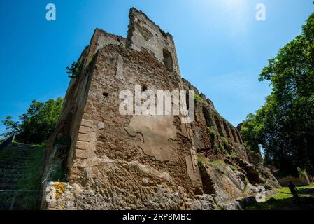 Ruines d'Antica Monterano - Italie Banque D'Images