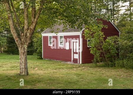 The Little Red Schoolhouse à Jaffrey Center, NH Banque D'Images