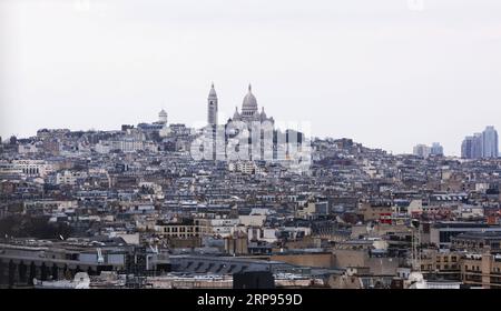 (190324) -- PÉKIN, 24 mars 2019 (Xinhua) -- une photo prise le 20 mars 2019 montre une vue de Montmartre à Paris, France. (Xinhua/Gao Jing) FRANCE-SCENERY PUBLICATIONxNOTxINxCHN Banque D'Images