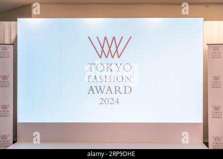 Tokyo, Japon. 2 septembre 2023. Vue générale, 2 septembre 2023 - Rakuten Fashion week TOKYO 2024 S/S : TOKYO FASHION AWARD 2024 organisé à Tokyo, Japon. Crédit : Keiichi Miyashita/AFLO/Alamy Live News Banque D'Images