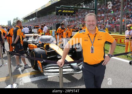 Monza, Italie. 03 septembre 2023. MONZA, Italie, 3. Septembre 2023 ; Zak Brown, PDG, McLaren Racing, Parco di Monza, Autodromo, Formule 1, F1, Grand Prix d'Italie, Grosser Preis von Italien, GP d'Italie, Motorsport, Race, Formel1, Honorarpflichtiges Foto, image payante, Copyright © Arthur THILL/ATP images (THILL Arthur/ATP/SPP) crédit : SPP Sport Press photo. /Alamy Live News Banque D'Images