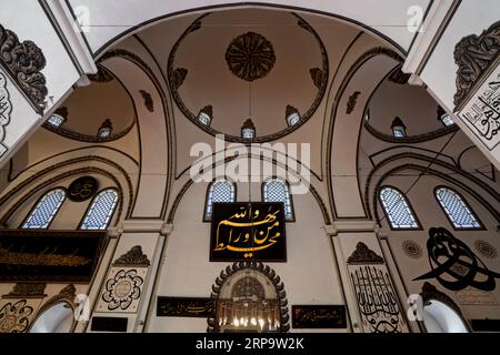 Grande Mosquée de Bursa (Bursa Ulu Camii). Bursa, Turquie Banque D'Images