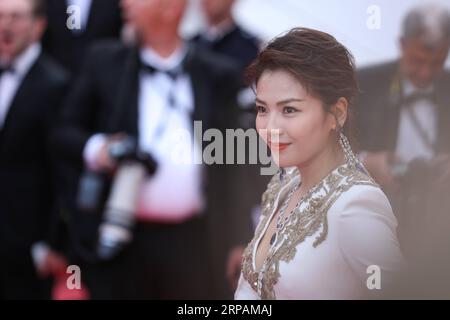 (190515) -- CANNES, 15 mai 2019 (Xinhua) -- l'actrice Liu Tao assiste au gala d'ouverture du 72e Festival de Cannes au Palais des Festivals de Cannes, France, le 14 mai 2019. Le 72e Festival de Cannes se tient ici du 14 au 25 mai. (Xinhua/Zhang Cheng) FRANCE-CANNES-FILM FESTIVAL-OUVERTURE PUBLICATIONxNOTxINxCHN Banque D'Images