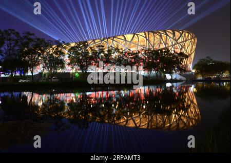 (190515) -- BEIJING, le 15 mai 2019 -- un carnaval de la culture asiatique a lieu dans le cadre de la Conférence sur le dialogue des civilisations asiatiques (CDAC) au Stade national, ou nid d'oiseau, à Beijing, capitale de la Chine, le 15 mai 2019.) (CDAC) CHINE-PÉKIN-CDAC-CARNAVAL DE LA CULTURE ASIATIQUE (CN) LIXHE PUBLICATIONXNOTXINXCHN Banque D'Images