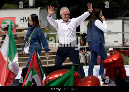 Non exclusive : 3 septembre 2023, Mexico, Mexique : sénateur Xochitl Galvez à la remise du certificat de sa candidate à la présidence pour Banque D'Images