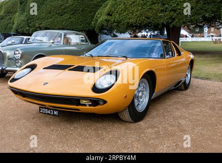 1971 Lamborghini P400SV au Concours of Elegance au Hampton court Palace London UK 2023 Banque D'Images