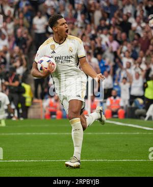 Jude Bellingham (ENG), milieu de terrain du Real Madrid. Banque D'Images