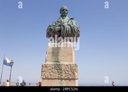 SAINT-MARIN, 5 JUILLET 2023 - Monument de Bartolomeo Borghesi à Saint-Marin, Europe Banque D'Images