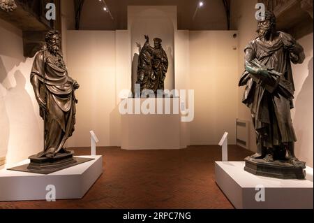 Les trois sculptures sont les plus grands chefs-d'œuvre de la sculpture en bronze de la Renaissance. Ils sont exposés au Museo Nazionale del Bargello ( Banque D'Images