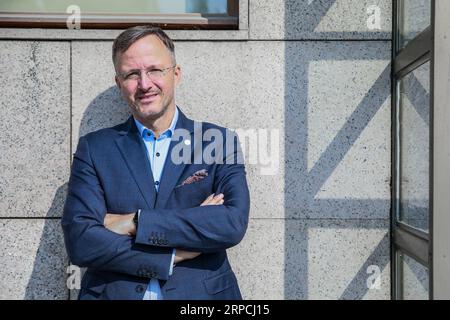 Brno, République tchèque. 31 août 2023. Petr Suk, vice-président de la Cour suprême, est représenté à Brno, en République tchèque, le 31 août 2023. Crédit : Monika Hlavacova/CTK photo/Alamy Live News Banque D'Images