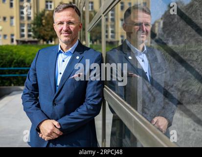 Brno, République tchèque. 31 août 2023. Petr Suk, vice-président de la Cour suprême, est représenté à Brno, en République tchèque, le 31 août 2023. Crédit : Monika Hlavacova/CTK photo/Alamy Live News Banque D'Images