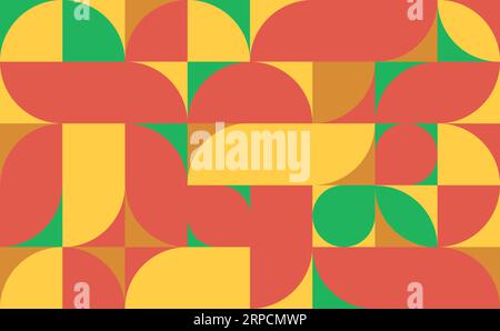 Fond abstrait de motif coloré géométrique Illustration de Vecteur