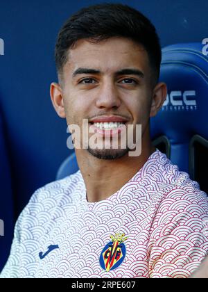 Ilias Akhomach de Villarreal lors du match de Liga entre Cadiz CF et Villarreal CF a joué au Nuevo Mirandilla Stadium le 1 septembre à Cadix, Espagne. (Photo Antonio Pozo / PRESSINPHOTO) Banque D'Images