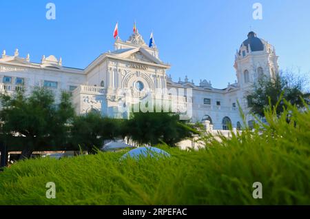 Le Grand Casino sur la Plaza de Italia El Sardinero Santander Cantabria Espagne Banque D'Images