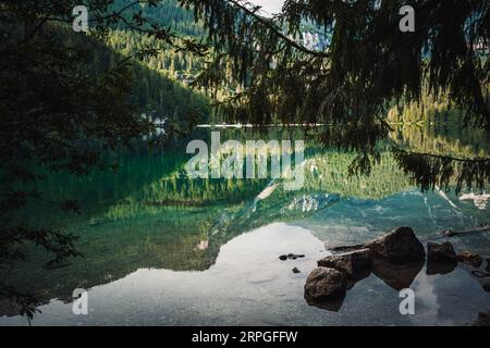 belle vue sur le lac tovel Banque D'Images