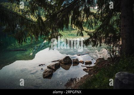 belle vue sur le lac tovel Banque D'Images