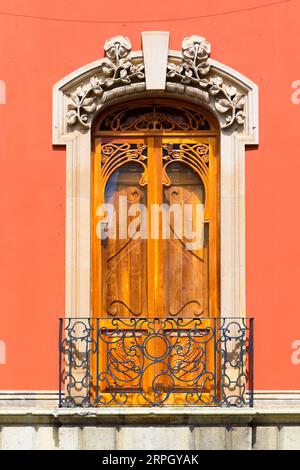 Architecture de style colonial, Oaxaca Mexique Banque D'Images