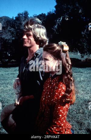 PETITE MAISON sur la PRAIRIE Michael Landon Melissa Gilbert Banque D'Images