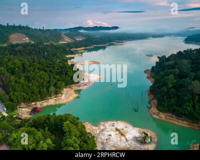 Pedu’s Lake situé dans l’état de Kedah en Malaisie Banque D'Images