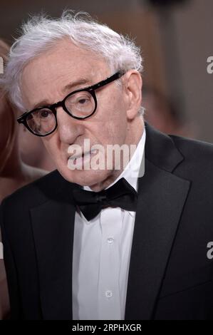 Venezia, Italie. 04 septembre 2023. Woody Allen arrive sur le tapis rouge pour le film 'coup de chance' au 80e Festival international du film de Venise 2023 le 04 septembre 2023 à Venise, en Italie. Photo de Rocco Spaziani/UPI crédit : UPI/Alamy Live News Banque D'Images