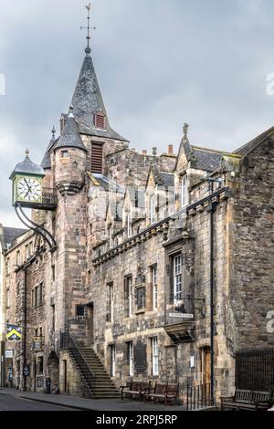 Canongate Tolbooth sur le Royal Mile à Édimbourg en Écosse Banque D'Images