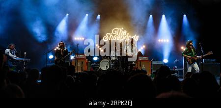 Les Sheepdogs jouent au CNE Bandshell à Toronto Banque D'Images