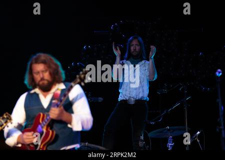 Les Sheepdogs jouent au CNE Bandshell à Toronto Banque D'Images