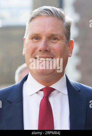 Londres, Royaume-Uni. 05 septembre 2023. Sir Keir Starmer arrive pour une réunion du cabinet fantôme du Parti travailliste à Westminster. Crédit photo : Ben Cawthra/Sipa USA crédit : SIPA USA/Alamy Live News Banque D'Images