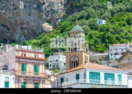 Duomo di Amalfi - Cathédrale Saint André, Italie Banque D'Images