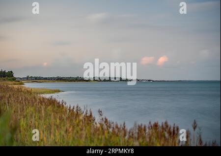 Zone côtière du parc national de la mer des Wadden Banque D'Images