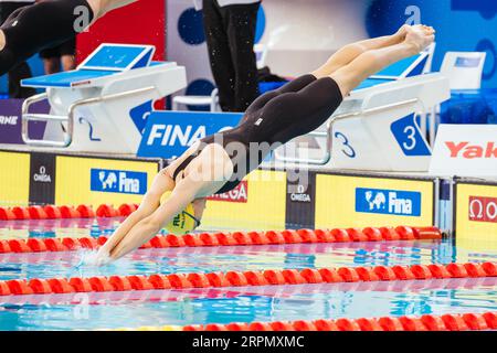 MELBOURNE, AUSTRALIE, DÉCEMBRE 13 : Lani PALLISTER (AUS) concourra dans les manches de 400 m nage libre féminin le premier jour du World Short course 2022 de la FINA Banque D'Images