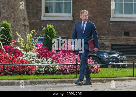 Downing Street, Londres, Royaume-Uni. 5 septembre 2023. Grant Shapps, député et secrétaire d'État à la Défense, assiste à la première réunion hebdomadaire du Cabinet au 10 Downing Street depuis son retour des vacances d'été. Photo par Amanda Rose/Alamy Live News Banque D'Images